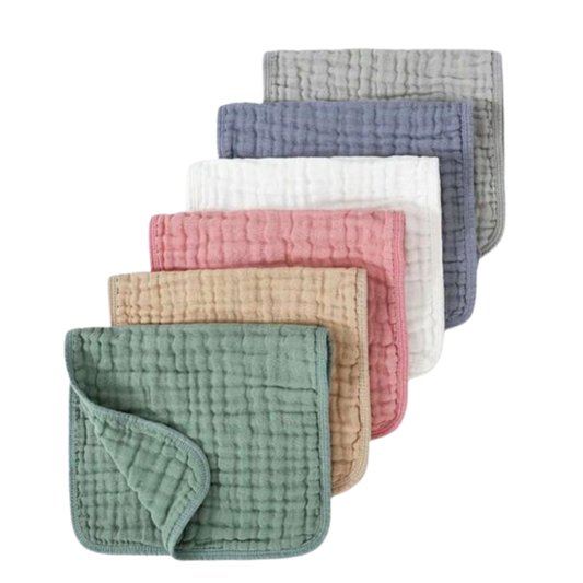 6-Pack Extra Soft Baby Burp Cloths