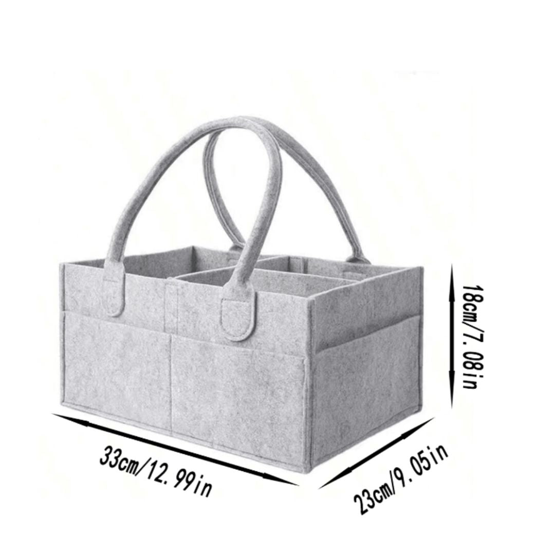 Large Baby Diaper Bag & Nursery Basket